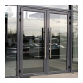 Reflective Double Glass Hotel Aluminum Spring Doors